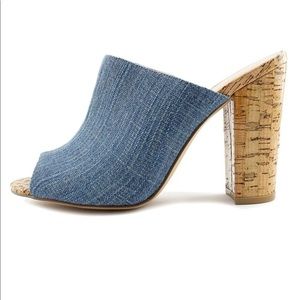 Charles x Charles David Gansevoort Denim Mule